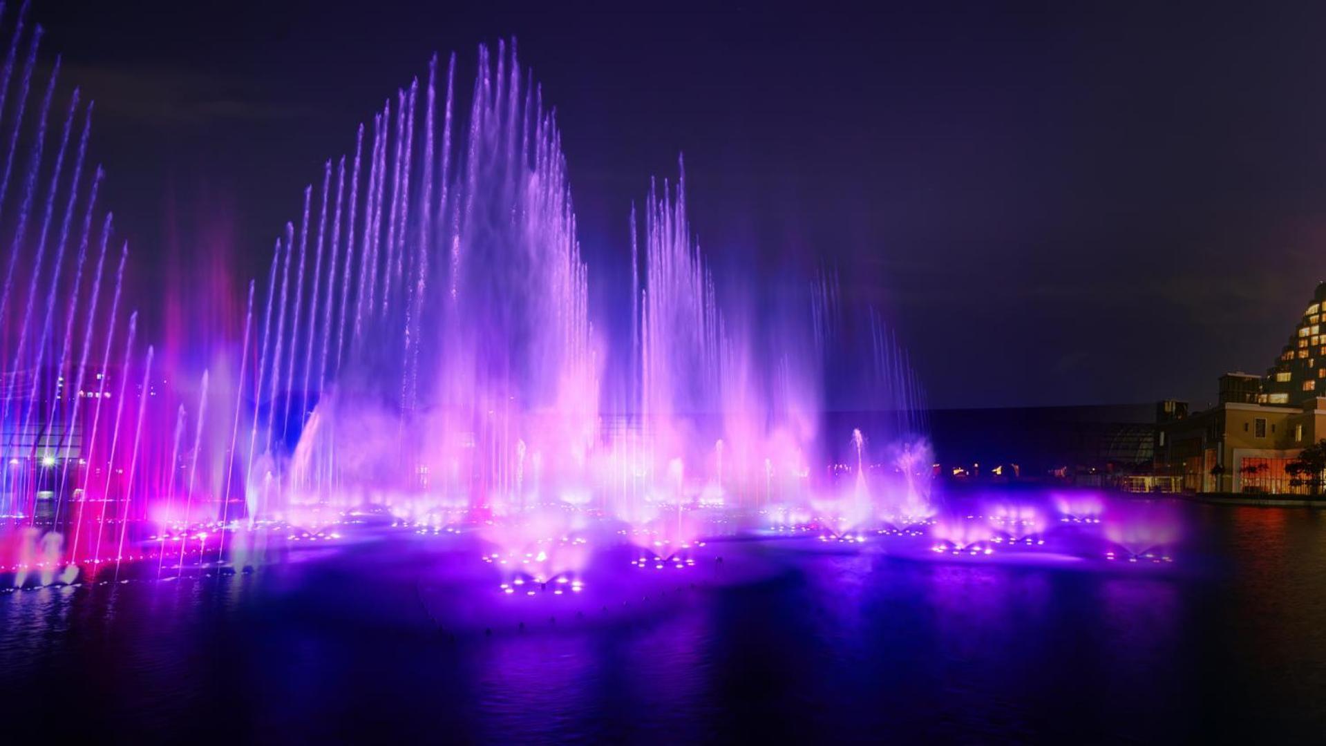 Okada Manila Ξενοδοχείο Πασάι Εξωτερικό φωτογραφία Fountain of the Lagoon